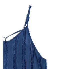 Green Parks フェザージャガードキャミワンピース