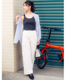 Wing カップ付きタンクトップ 綿混(身生地部) ラク きれいなバストシルエット 【シンクロブラトップ 綿混タイプ】 ブラトップ ET1132 ウイング／ワコール