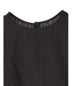 earth music&ecology 刺繍パフスリーブブラウス