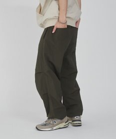 WEGO 【ウエストゴム/撥水/洗濯機可】ナイロンイージーパンツ