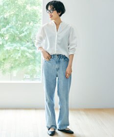 23区 L 【滝沢眞規子さん着用/mi-molletコラボ/洗える】CANCLINI デザイン シャツ