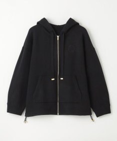 GRACE CONTINENTAL ロゴ刺繍ニットパーカー