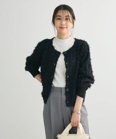 Green Parks フリンジニットカーディガン
