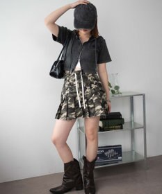 WEGO リブハンソデジップパーカー