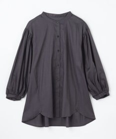 ANY シルキーソフトスタンドカラーシャツ