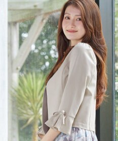 Tiaclasse リボン袖ジャレロ