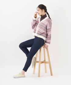 OP／FILA 【OP】ジャガードニットカーディガン