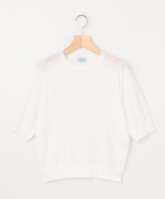 組曲 L シアーパフ袖 ニット