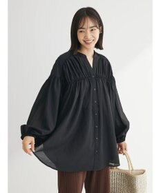 Green Parks シャーリングボリュームスキッパーチュニック