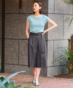 自由区 【XSサイズ～/洗える/セット可】キュプラリネンシャンタン ショートパンツ