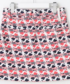 23区GOLF 【WOMEN】ＰＡＲＩＳ柄プリント ダンボール スカート