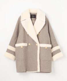 GRACE CONTINENTAL ボアカラーPコート