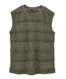 Green Parks ・ＳＵＧＡＲ　ＳＰＯＯＮ　フリルレースノースリーブ