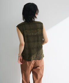 Green Parks ・ＳＵＧＡＲ　ＳＰＯＯＮ　フリルレースノースリーブ