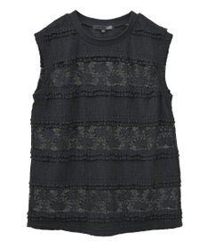 Green Parks ・ＳＵＧＡＲ　ＳＰＯＯＮ　フリルレースノースリーブ