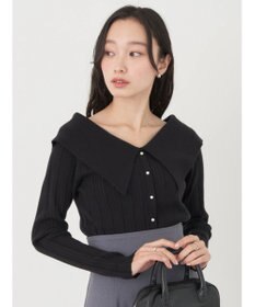 earth music&ecology ２ｗａｙビッグカラーニットプルオーバー