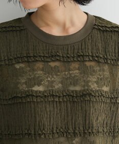 Green Parks ・ＳＵＧＡＲ　ＳＰＯＯＮ　フリルレースノースリーブ