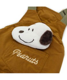 PET PARADISE スヌーピー マスコット付き オーバーオール ブラウン 小型犬