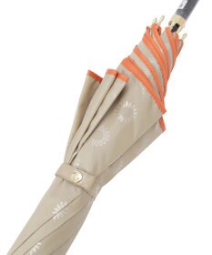 MOONBAT LANVIN en Bleu 長傘 ジャカード×パイピング