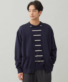 UNFILO MENS 【OCEANS YouTube 掲載/男女兼用】スムースシルキーニット カーディガン