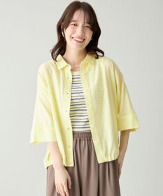 ANY テレコラウンドヘムタンクトップ