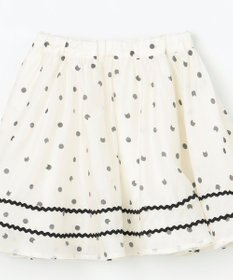 ANY KIDS ネコ×ドット スカート