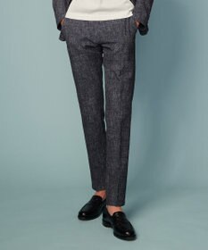 JOSEPH ABBOUD 【ウエストも伸びる！ストレッチ・洗える・軽量・防しわ・速乾・エコ撥水】ライトウェーブ パンツ グレー系1