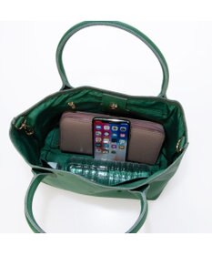 UNBILLION ペルケ perche / 牛革ドット刺繍2wayトートS