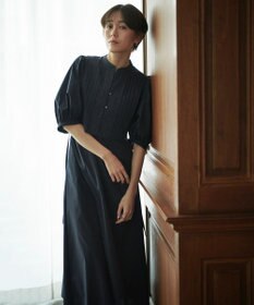 #Newans 【洗える】ピンタックベストコンビワンピース