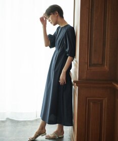 #Newans 【洗える】ピンタックベストコンビワンピース