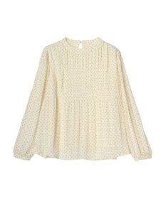 earth music&ecology マジョリカプリーツブラウス