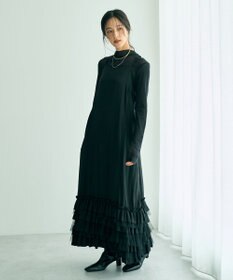 YECCA VECCA ラッフルキャミワンピース