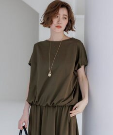 23区 シルキータッチ ドロスト カットソー