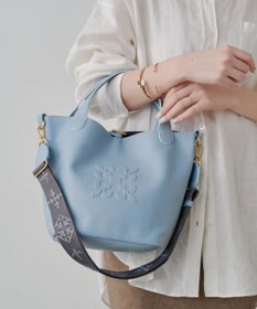 russet エンボスモノグラム2WAYタウントートバッグ(CE-1672-WEB)