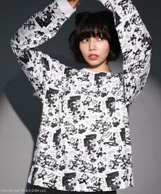 Green Parks ■ＦＥＬＩＸ　総柄ｐｔ　ロンＴＥＥ