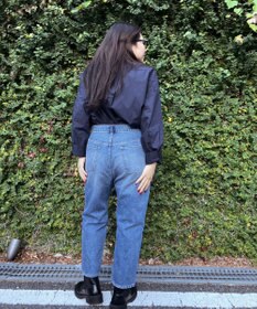 woadblue 【先行販売】SALUU サルー ストレートアンクル デニムパンツ ダメージ