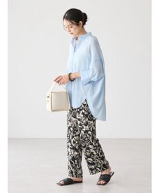 AMERICAN HOLIC 接触冷感５分袖変形ドルマンシアーシャツ