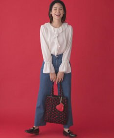 組曲 L ラッフルデシン ブラウス