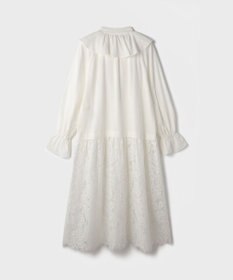 GRACE CONTINENTAL レースコンビフリルカフタンワンピース