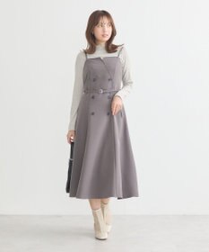 earth music&ecology トレンチ風キャミワンピース