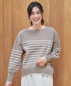 ANY バスクボーダーニットプルオーバー