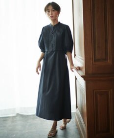 #Newans 【洗える】ピンタックベストコンビワンピース