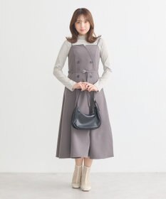 earth music&ecology トレンチ風キャミワンピース