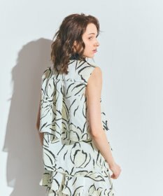 GRACE CONTINENTAL プリントレイヤードノースリーブ