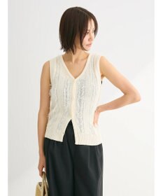 Green Parks フリンジニットベスト