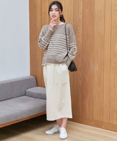 ANY バスクボーダーニットプルオーバー