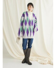 CRAFT STANDARD BOUTIQUE 【男女兼用】アーガイル柄カーディガン2