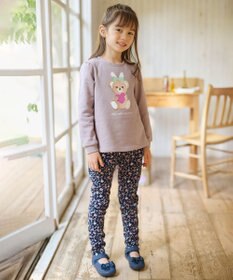 ANY KIDS 裏シャギー総柄ガーリーパンツ