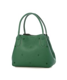 UNBILLION ペルケ perche / 牛革ドット刺繍2wayトートS