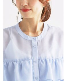 Te chichi シアーフリルティアードブラウス